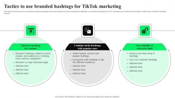 Tactics To Use Branded Hashtags For TikTok Advertising Strategies To Provide Effective Diagrams Pdf Tactics To Use Branded Hashtags For TikTok Advertising Strategies To Provide Effective Diagrams Pdf