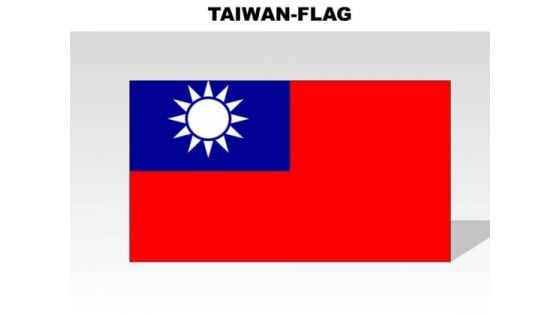 Taiwan Country PowerPoint Flags