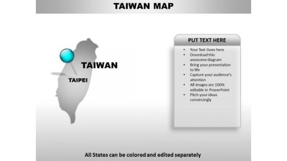 Taiwan Country PowerPoint Maps