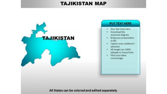 Tajikistan PowerPoint Maps