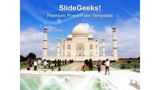 Tajmahal Is The Eight Wonder Of World PowerPoint Templates Ppt Backgrounds For Slides 0613