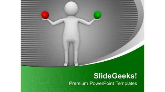 Take A Decision Between Right And Wrong PowerPoint Templates Ppt Backgrounds For Slides 0713