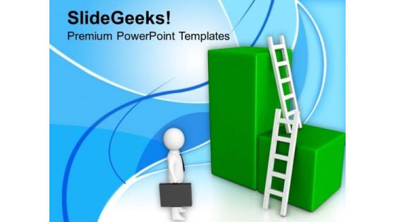 Take A Shortcut Ladder For Success PowerPoint Templates Ppt Backgrounds For Slides 0713