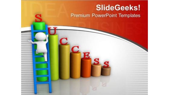 Take A Shortest Path Of Business Growth PowerPoint Templates Ppt Backgrounds For Slides 0713