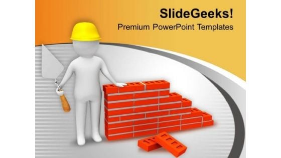 Take Precaution In Visiting Construction Site PowerPoint Templates Ppt Backgrounds For Slides 0713