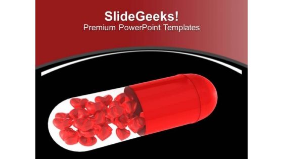 Take The Right Pills Health Theme PowerPoint Templates Ppt Backgrounds For Slides 0513