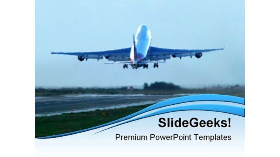 Takeoff Travel PowerPoint Templates And PowerPoint Backgrounds 0511