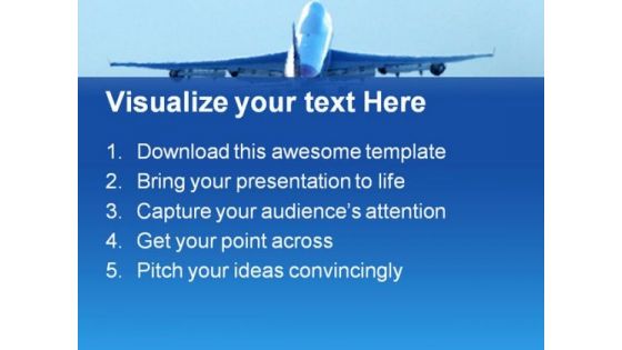 Takeoff Travel PowerPoint Themes And PowerPoint Slides 0511
