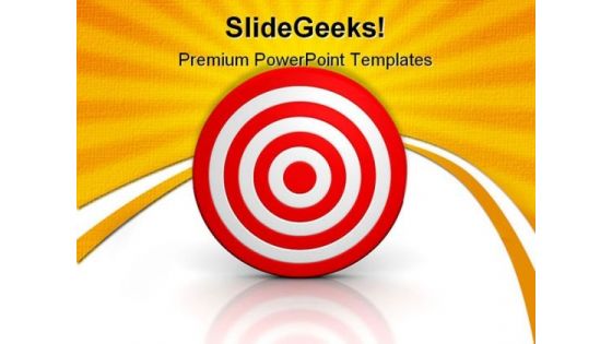 Target01 Business PowerPoint Template 0910