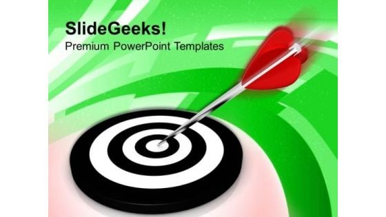 Target Achievement In One Shot PowerPoint Templates Ppt Backgrounds For Slides 0413 Target Achievement In One Shot PowerPoint Templates Ppt Backgrounds For Slides 0413