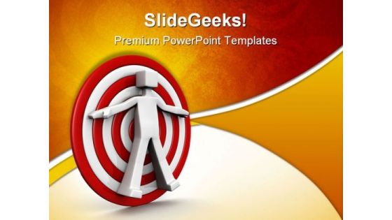 Target And Inspiration Concept Business PowerPoint Themes And PowerPoint Slides 0811