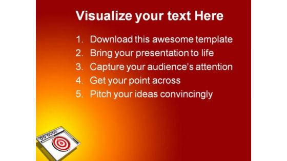 Target Browser Internet PowerPoint Templates And PowerPoint Backgrounds 0811