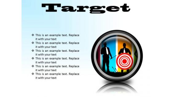 Target Business PowerPoint Presentation Slides Cc