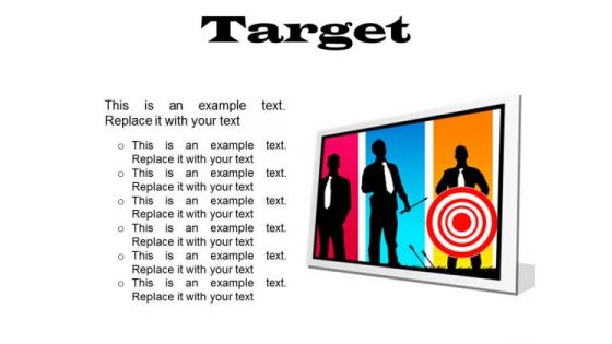 Target Business PowerPoint Presentation Slides F