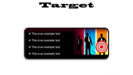 Target Business PowerPoint Presentation Slides R