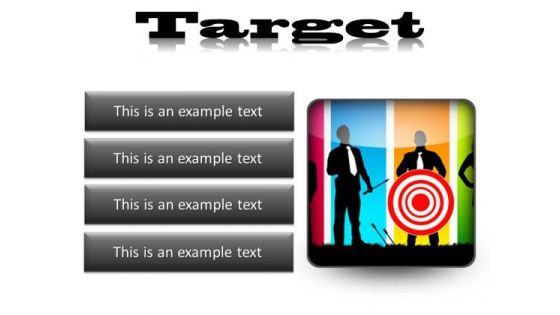 Target Business PowerPoint Presentation Slides S