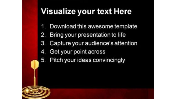 Target Business PowerPoint Themes And PowerPoint Slides 0411