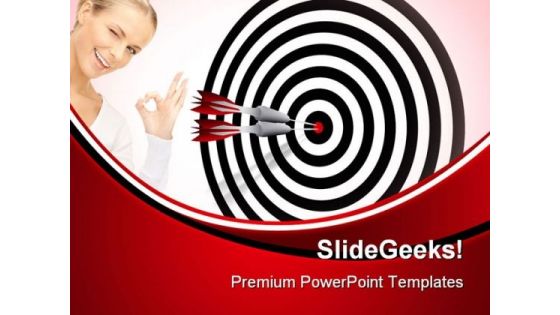 Target Business PowerPoint Themes And PowerPoint Slides 0711