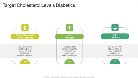 Target Cholesterol Levels Diabetics In Powerpoint And Google Slides Cpb