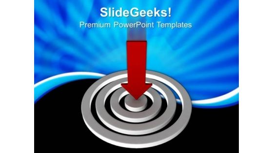 Target Concept Arrows PowerPoint Templates And PowerPoint Themes 0812
