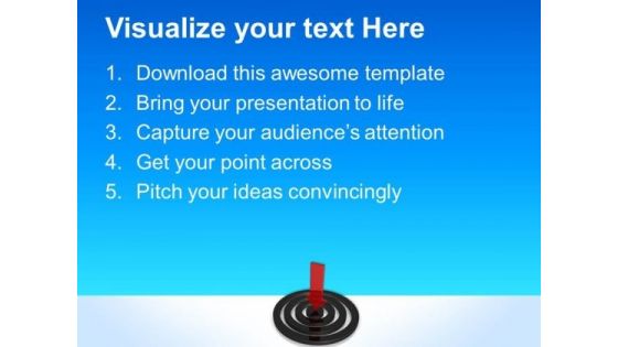 Target Concept Success PowerPoint Templates And PowerPoint Themes 0912