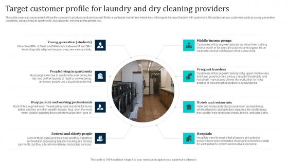 Target Customer Profile For Laundry And Dry Laundromat Business Plan Go To Market Diagrams Pdf