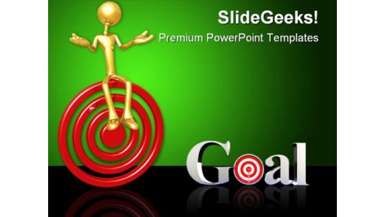 Target Goal Business PowerPoint Themes And PowerPoint Slides 0611