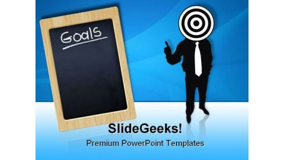 Target Goals Business PowerPoint Themes And PowerPoint Slides 0811