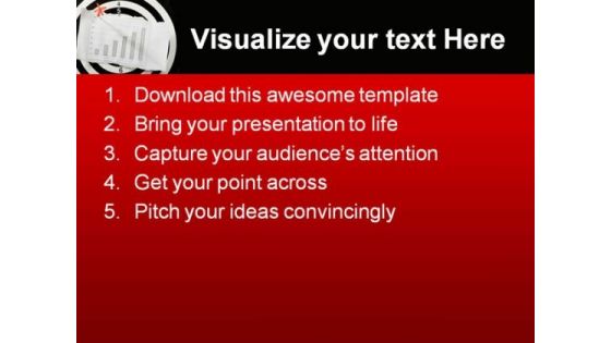 Target Graph Business PowerPoint Themes And PowerPoint Slides 0711