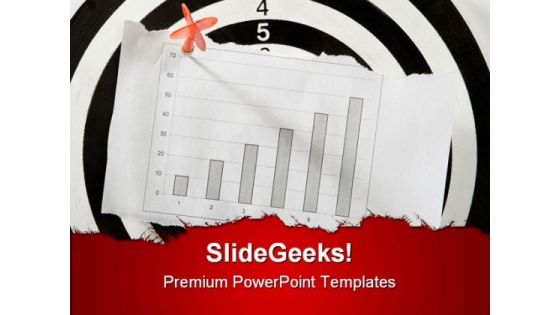 Target Graph Business PowerPoint Themes And PowerPoint Slides 0711