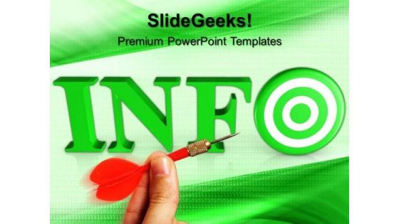 Target Info Business PowerPoint Templates And PowerPoint Themes 0712