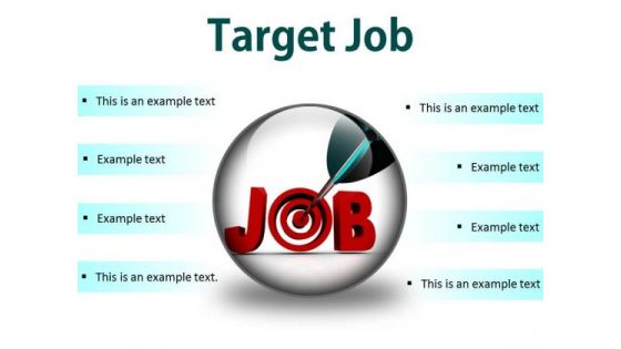 Target Job Business PowerPoint Presentation Slides C