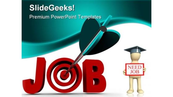 Target Job People PowerPoint Backgrounds And Templates 1210