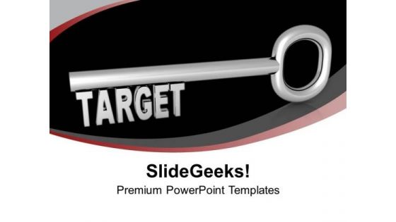 Target Key Business Goal Acheived PowerPoint Templates Ppt Backgrounds For Slides 0313