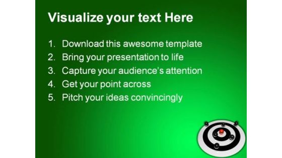 Target Leader Business PowerPoint Themes And PowerPoint Slides 0411