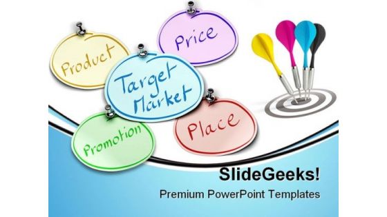 Target Market Business PowerPoint Backgrounds And Templates 1210