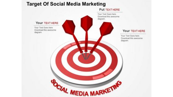 Target Of Social Media Marketing PowerPoint Templates Target Of Social Media Marketing PowerPoint Templates