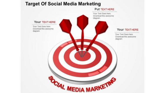 Target Of Social Media Marketing PowerPoint Templates