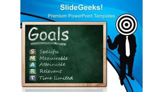 Target On Smart Goals Business PowerPoint Templates And PowerPoint Themes 0512