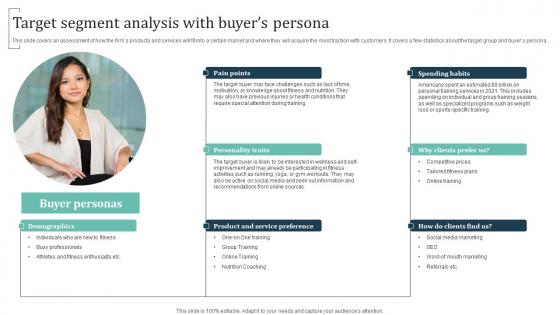 Target Segment Analysis With Buyers Persona Group Training Business Formats Pdf