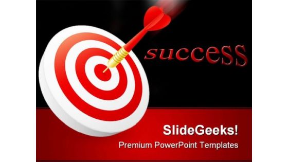 Target Success PowerPoint Templates And PowerPoint Backgrounds 0511