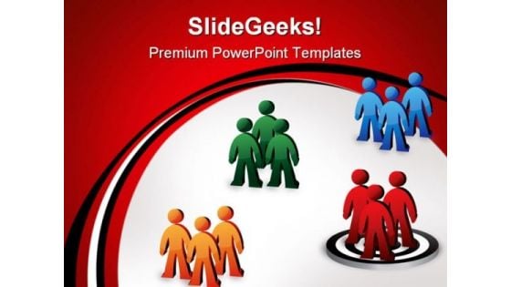 Target Team Leadership PowerPoint Templates And PowerPoint Backgrounds 1211