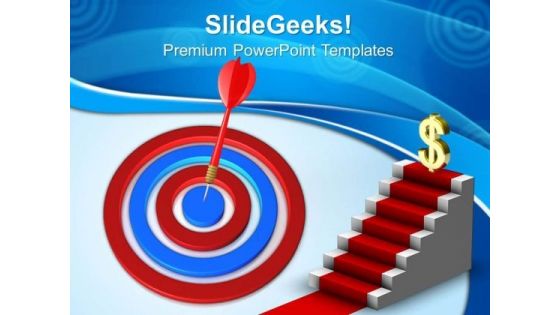 Targeted Arrow Success PowerPoint Templates And PowerPoint Themes 0712
