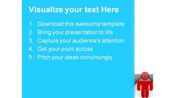 Targeting Your Customer Business PowerPoint Templates And PowerPoint Backgrounds 0811