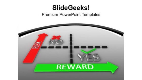 Targets With Risk And Great Reward PowerPoint Templates Ppt Backgrounds For Slides 0313