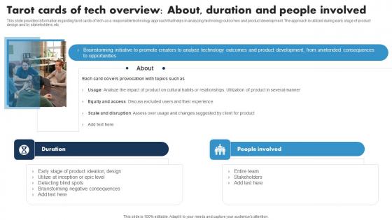 Tarot Cards Of Tech Overview About Duration Responsible Tech Guide To Manage Brochure Pdf Tarot Cards Of Tech Overview About Duration Responsible Tech Guide To Manage Brochure Pdf