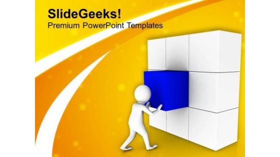 Task On Time Cubes Strategy PowerPoint Templates Ppt Backgrounds For Slides 0813