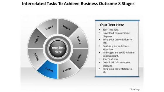 Tasks To Achieve Business Outcome 8 Stages Microbrewery Plan PowerPoint Slides