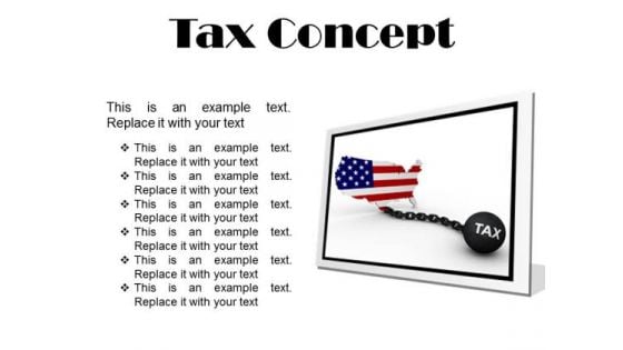 Tax Concept Finance PowerPoint Presentation Slides F