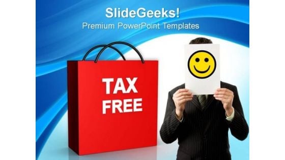 Tax Free Shopping Lifestyle PowerPoint Templates And PowerPoint Themes 0812